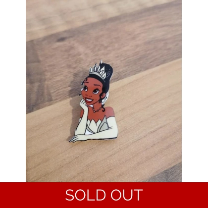 The Priciness & The Frog Face Single Pin Badge